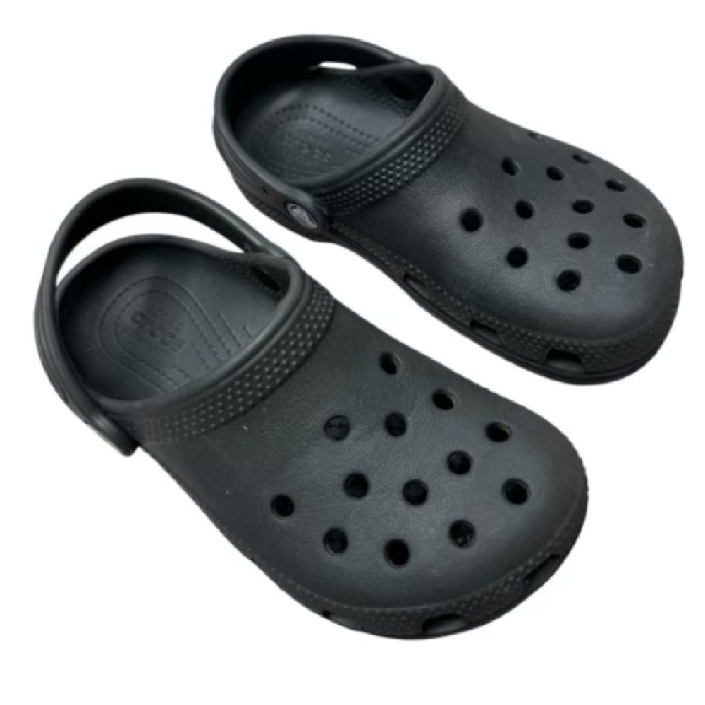 CROCS Kids Black Clog Size C13